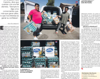 Revista mercado mayorista, don huevon en la revista mercado mayorista