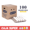 Caja de 100 huevos Súper frescos con entrega a domicilio en Santiago.