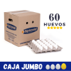 Caja de 60 huevos Jumbo frescos con despacho a domicilio en Santiago.