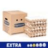 Caja de huevos Extra 180 unidades para negocios en Santiago